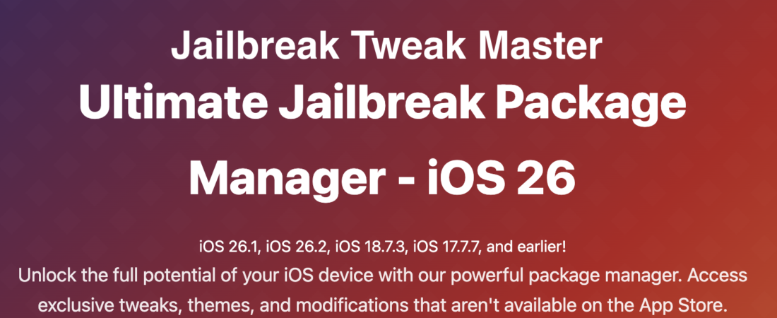Jailbreak Tweak Master -2026
