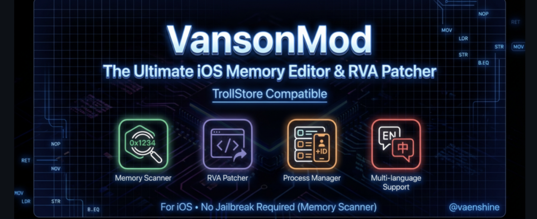VansonMod – iOS ToolKit 2026